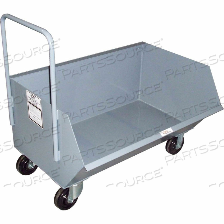 LOW-PROFILE STEEL HOPPER TRUCK 1/4 CU. YD. CAPACITY by Modern Equipment (Meco)