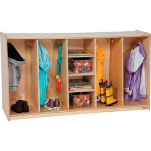 TIP-ME-NOT 30"H, FOUR SECTION LOCKER by Wood Designs TIP-ME-NOT 30"H, FOUR SECTION LOCKER by Wood Designs