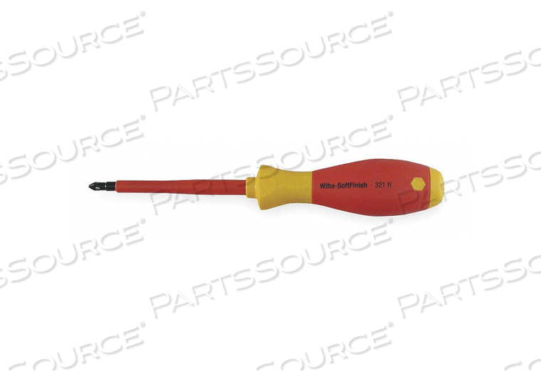 INSULATED SOFTFINISH PHILLIPS SCREWDRIVER #2 X 100MM by Wiha Tools
