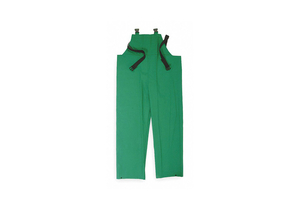 FLAME RESISTANT RAIN BIB OVERALL GREEN S by Condor