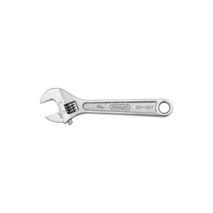 6" CHROME ADJUSTABLE WRENCH by Stanley
