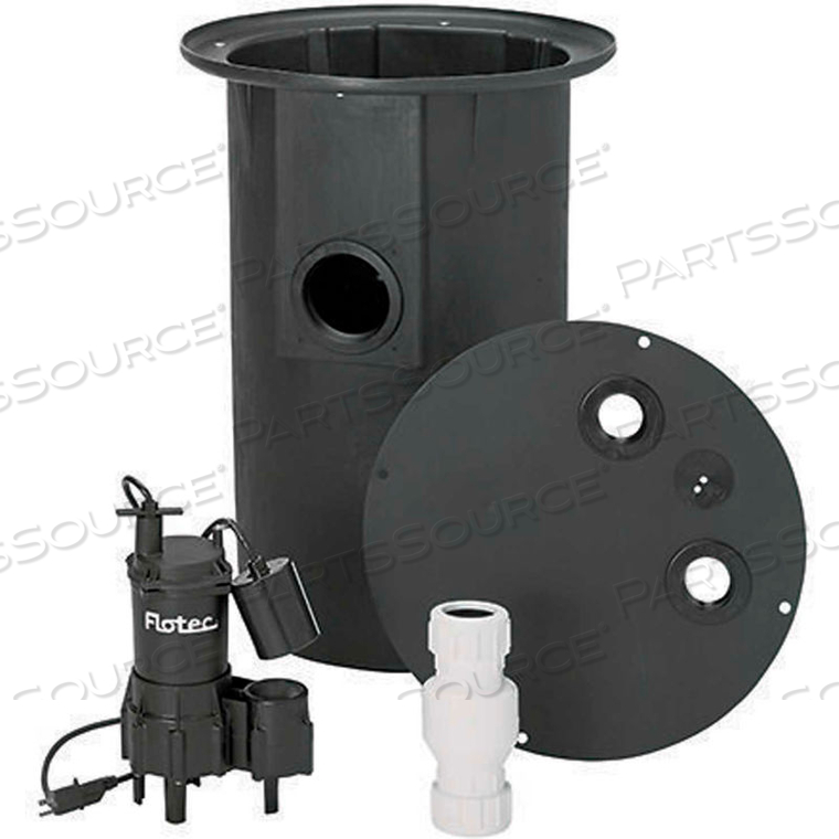 FLOTEC 4/10 HP SEWAGE PUMP SYSTEM by Pentair FLOTEC 4/10 HP SEWAGE PUMP SYSTEM by Pentair