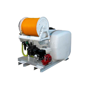 50 GALLON SKID SPRAYER, 5HP / 4101C PUMP, 150' OF 3/8" HOSE, MANUAL REEL by Reddick Equipment Company Inc