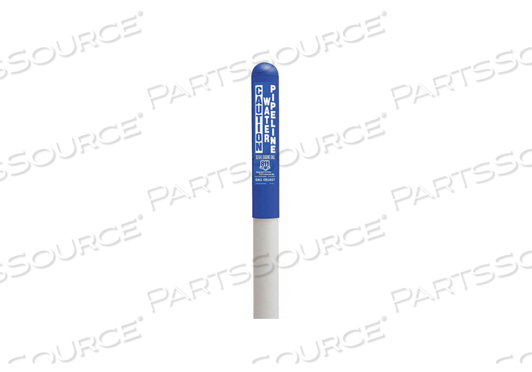 UTILITY DOME MARKER 78 IN H BLUE/WHITE 