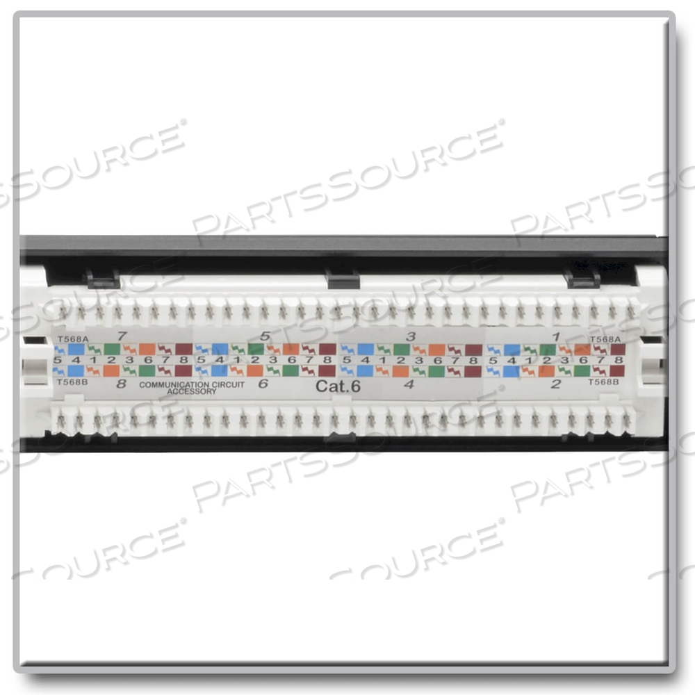 CAT6 POE PATCH PANEL 24-PORT 110/KRONE 568A/B RJ45 1URM TAA by Tripp Lite