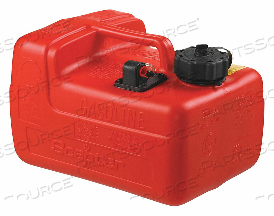 PORTABLE FUEL TANK RED 3.2 GAL. PLASTIC by Scepter