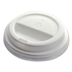 UNIVERSAL SIP THROUGH PLASTIC HOT CUP LID, FITS ALL SIZES, WHITE, 50/PACK, 20 PACKS/CARTON by Emerald