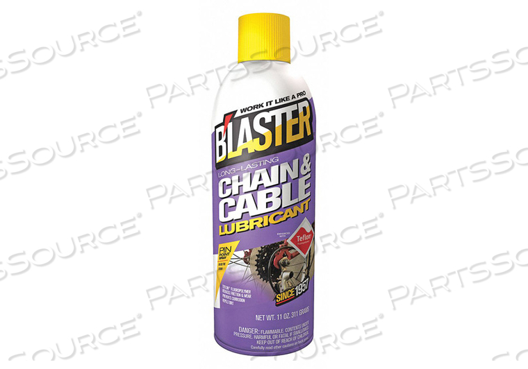 CHAIN AND CABLE LUBRICANT 11 OZ. by Blaster