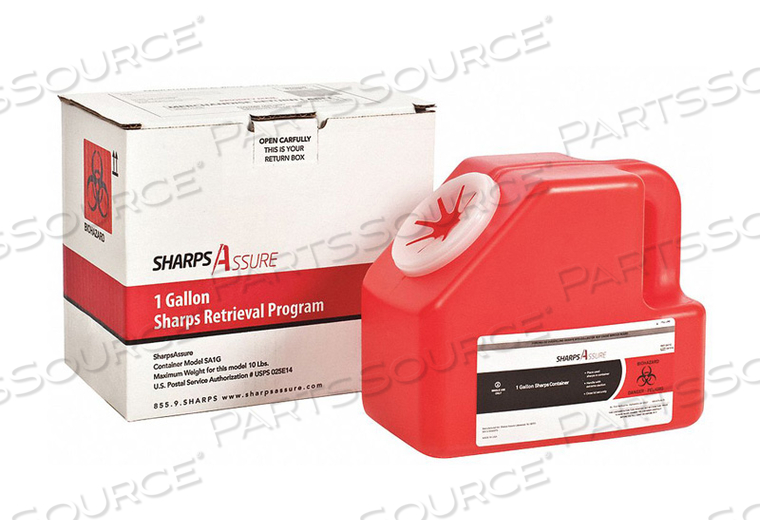 SHARPS CONTAINER 9 W 1 GAL. SNAP LID by Sharps Compliance, Inc. SHARPS CONTAINER 9 W 1 GAL. SNAP LID by Sharps Compliance, Inc.