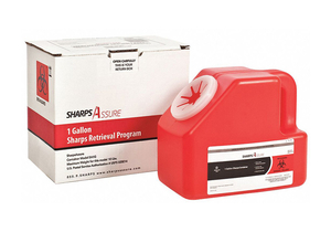 SHARPS CONTAINER 9 W 1 GAL. SNAP LID by Sharps Compliance, Inc.