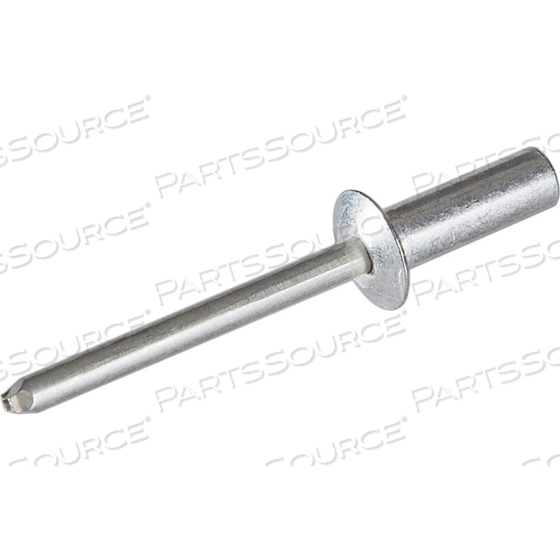 POP BLIND RIVET - 1/8 X 4-5 - BUTTON HEAD - UP TO 5/16" GRIP - ALUMINUM/ALUMINUM - USA - PKG OF 500 by Titan Fasteners