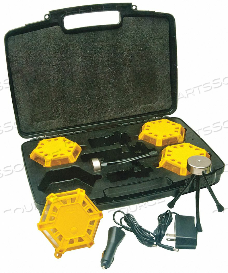 SUPER ROAD FLARE YELLOW LEDS KIT PK4 by Aervoe SUPER ROAD FLARE YELLOW LEDS KIT PK4 by Aervoe