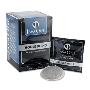 COFFEE PODS, HOUSE BLEND, SINGLE CUP, 14/BOX by Java One