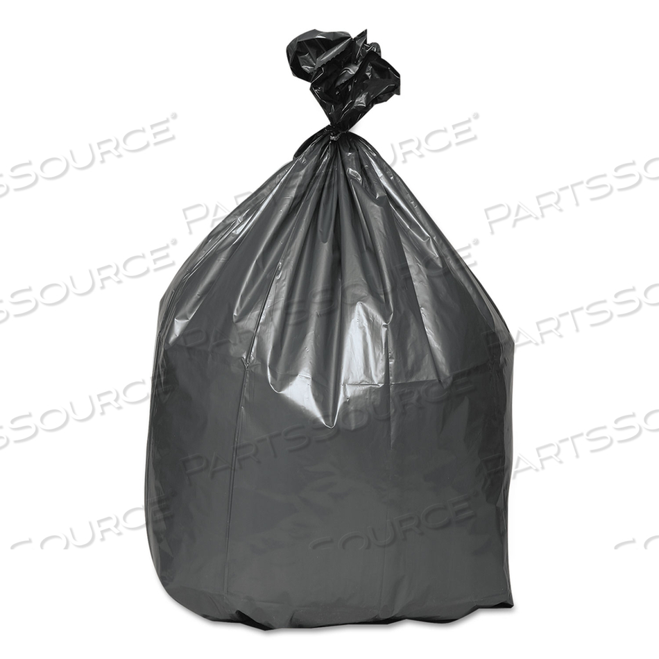CAN LINERS, 45 GAL, 1.55 MIL, 39" X 46", GRAY, 10 BAGS/ROLL by Platinum Plus CAN LINERS, 45 GAL, 1.55 MIL, 39" X 46", GRAY, 10 BAGS/ROLL by Platinum Plus