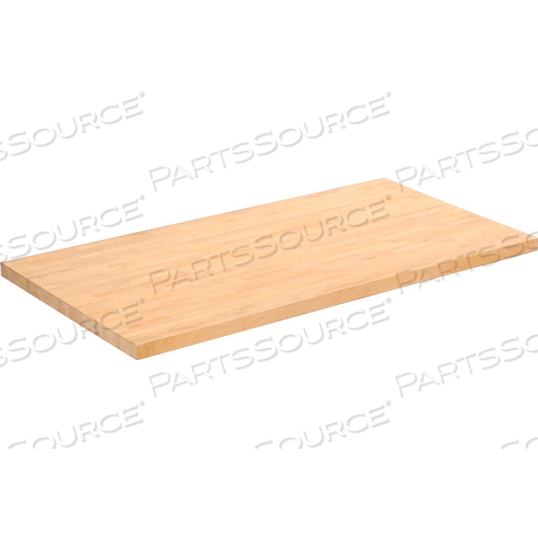 MAPLE BUTCHER BLOCK SQUARE EDGE WORKBENCH TOP, 48"W X 24"D X 1-3/4"H by John Boos & Company MAPLE BUTCHER BLOCK SQUARE EDGE WORKBENCH TOP, 48"W X 24"D X 1-3/4"H by John Boos & Company