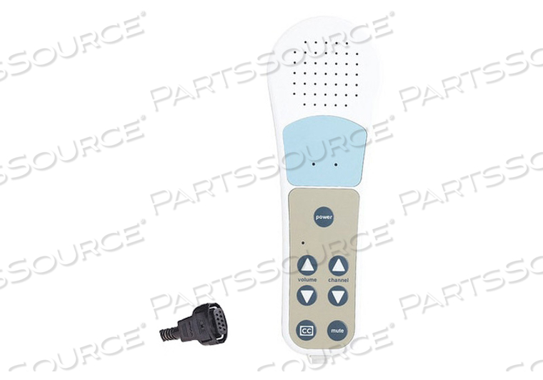 ELITE DIGITAL PILLOW SPEAKER, ZENITH 6 PIN, VOLUME, CHANNEL UP/DOWN 