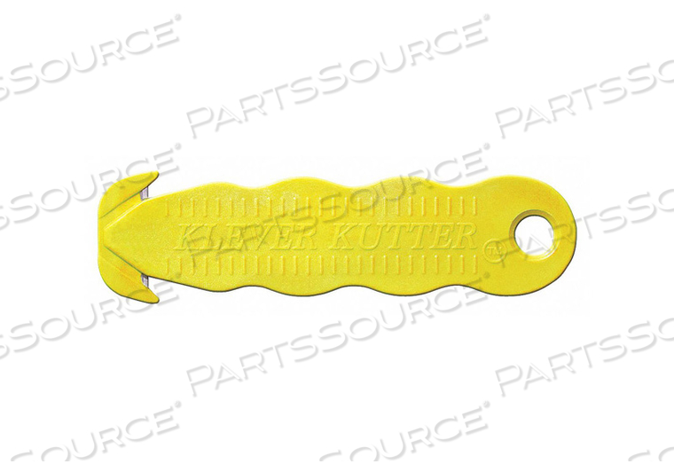 SAFETY CUTTER DISP 4-3/4 YELLOW PK100 by San Jamar SAFETY CUTTER DISP 4-3/4 YELLOW PK100 by San Jamar