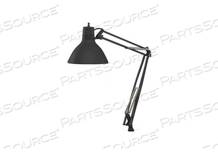 TASK LIGHT, BLACK, 6.75 IN DIA, 23 W, 9.25 IN X 9 IN X 21.75 IN, MEETS CUL, UL by Luxo