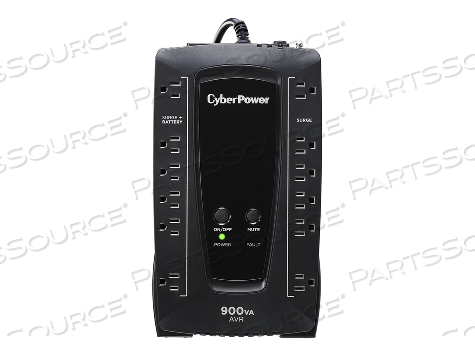 AVR SERIES AVRG900U, UPS, AC 120 V, 480 WATT, 900 VA, 9 AH, USB, OUTPUT CONNECTORS: 12 by CyberPower