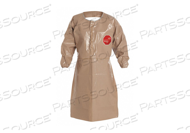 COAT APRON TYCHEM(R) CPF3 TAN XL PK6 by DuPont