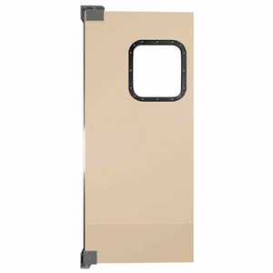 LIGHT TO MEDIUM DUTY SERVICE DOOR SINGLE PANEL BEIGE 3'6" X 7' by Chase Industries, Inc.