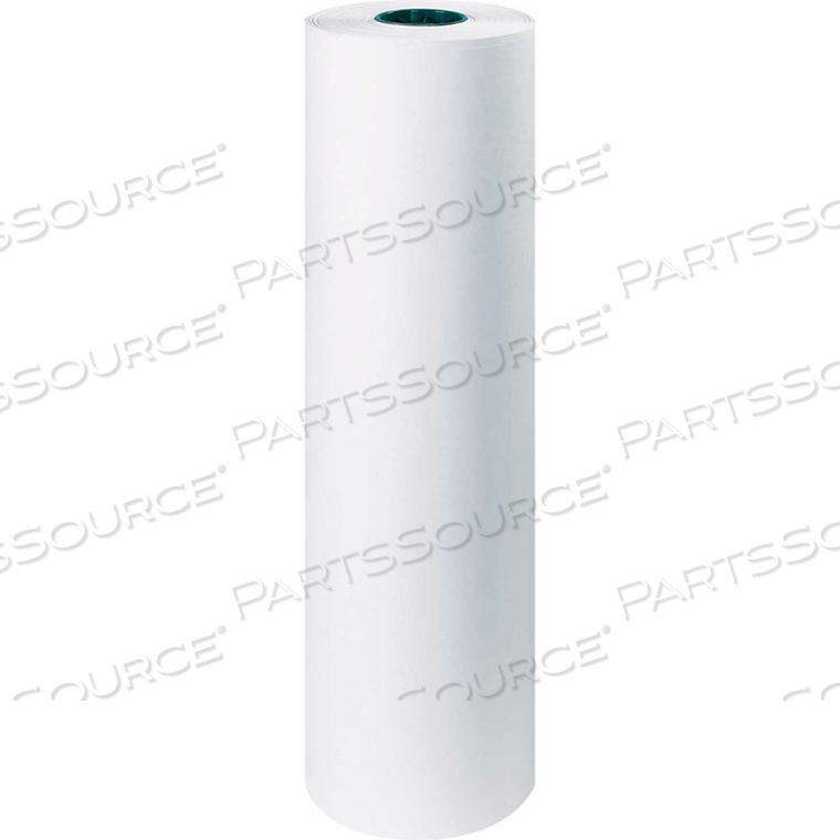 BUTCHER PAPER, 40#, 30" X 1000', WHITE, 1 ROLL by The Packaging Wholesalers