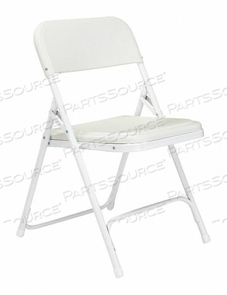 FOLDING CHAIR PLASTIC WHITE PK4 by National Public Seating FOLDING CHAIR PLASTIC WHITE PK4 by National Public Seating