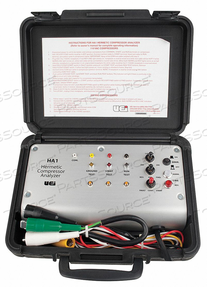 HERMETIC COMPRESSOR ANALYZER by Uei Test Instruments