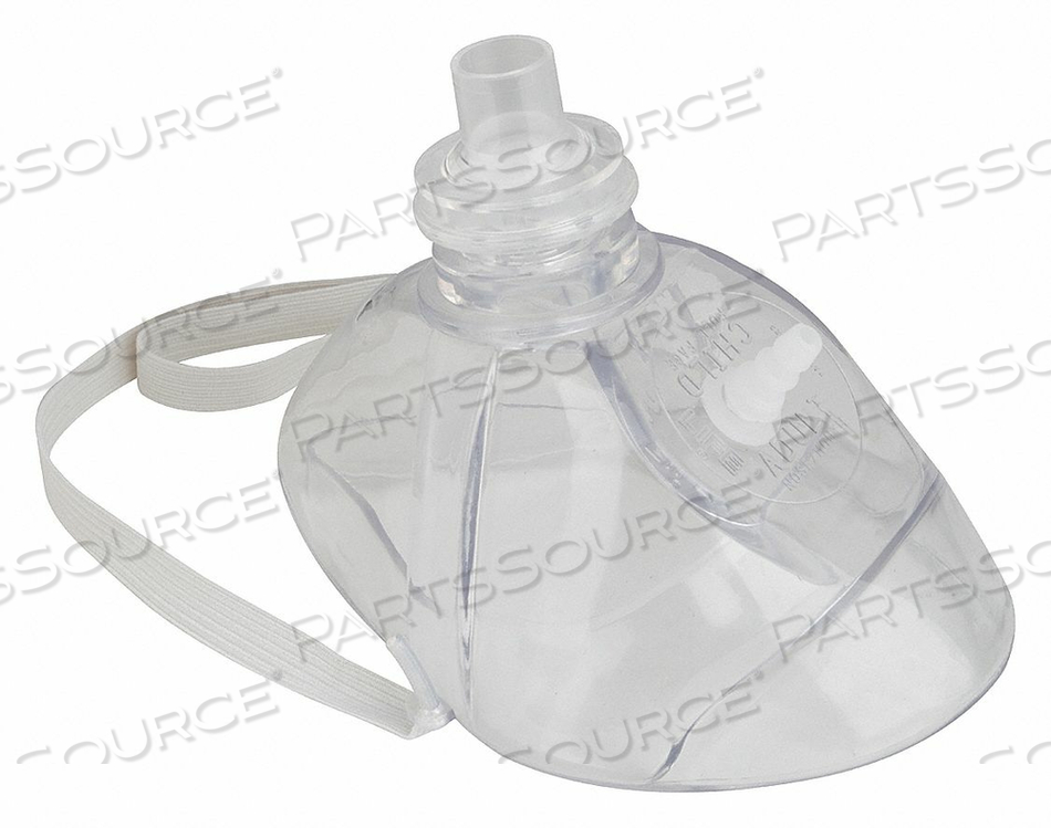 CPR OXYGEN MASK FOR ADULT AND CHILD, W/ONE-WAY VALVE by LIFE Corporation CPR OXYGEN MASK FOR ADULT AND CHILD, W/ONE-WAY VALVE by LIFE Corporation