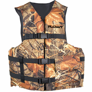 FISHING VEST, ANGLER, CAMO, UNIVERSAL ADULT by Flowt