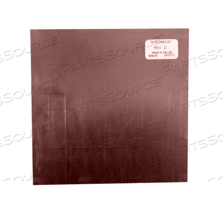 COPPER FILTER PLATE by OEC Medical Systems (GE Healthcare)