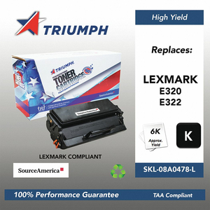 TONER CARTRIDGE BLACK LEXMARK E320 E322 by Source America TONER CARTRIDGE BLACK LEXMARK E320 E322 by Source America