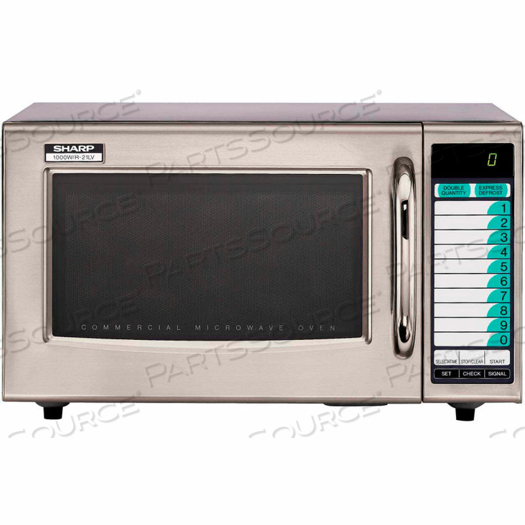 COMMERCIAL MICROWAVE OVEN, 1.0 CU. FT., 1000 WATT, TOUCHPAD CONTROL by Sharp Electronics Corporation