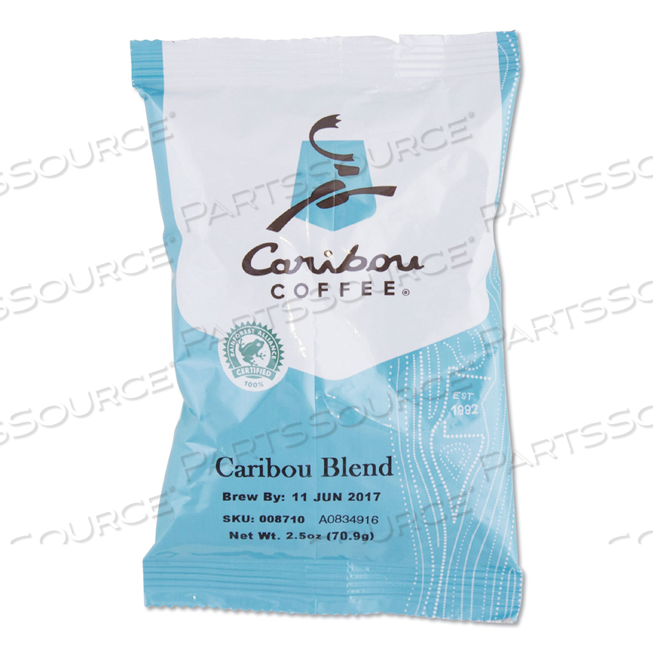CARIBOU BLEND GROUND COFFEE, 2.5 OZ by Caribou Coffee CARIBOU BLEND GROUND COFFEE, 2.5 OZ by Caribou Coffee