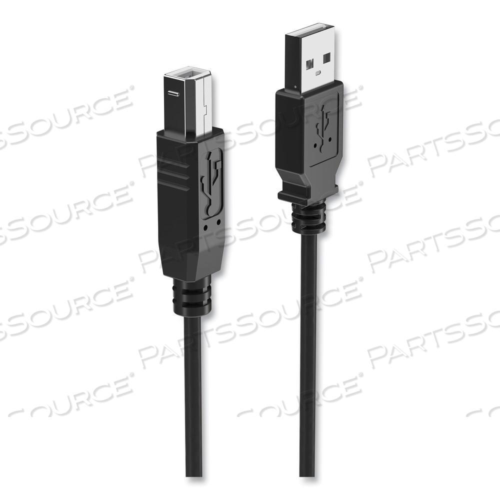 USB PRINTER CABLE, 6 FT, BLACK by NXT Technologies