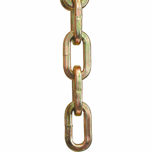 MAXIMUM SECURITY SQUARE CHAIN AND SLEEVE 12KS - 1/2" X 2' - BLACK by Abus