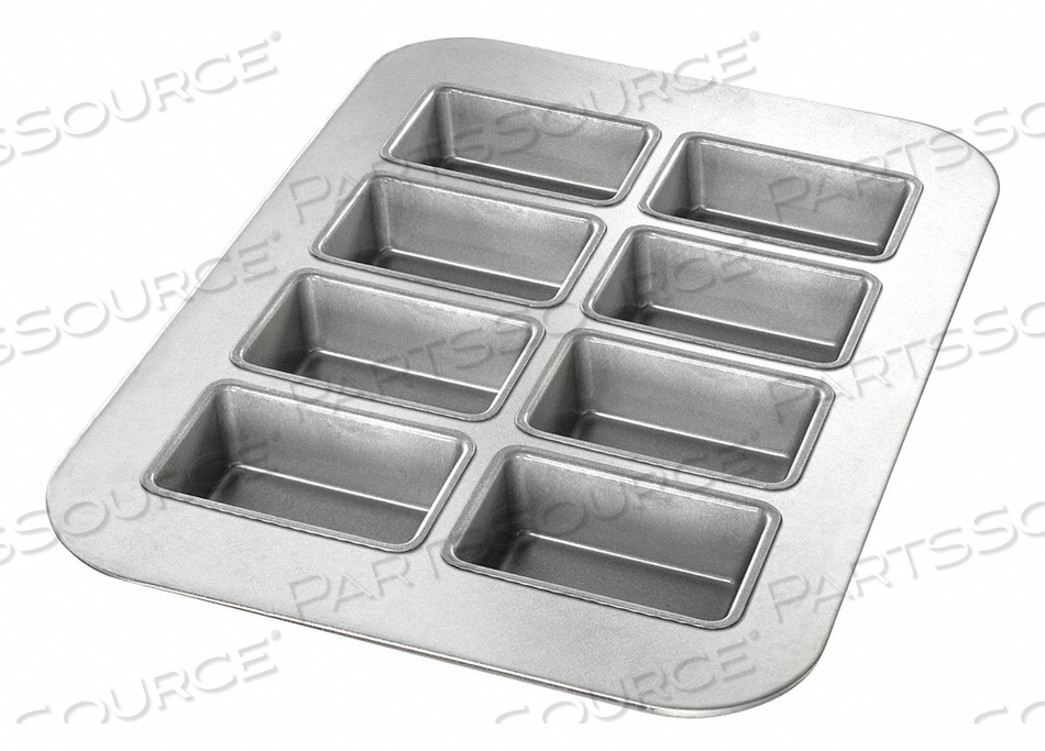 MINI LOAF PAN 8 MOULDS by Chicago Metallic