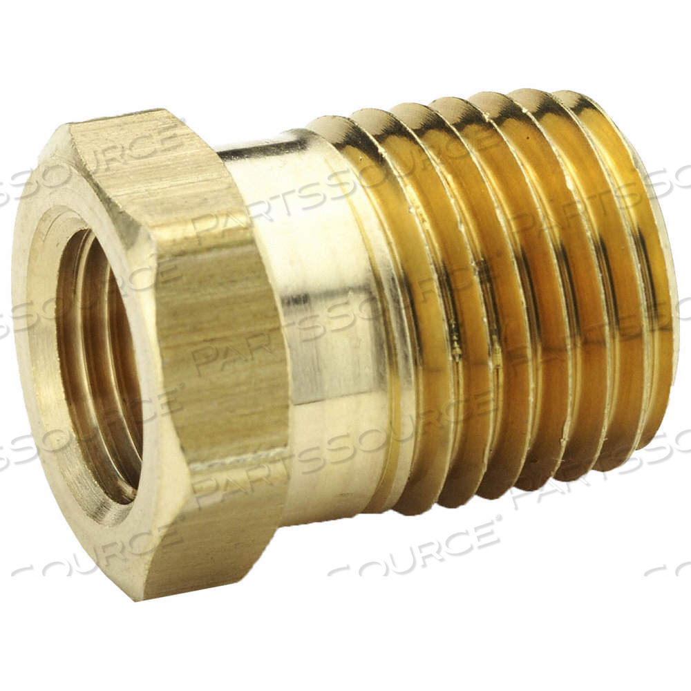 HEX BUSHING BRASS 1/4 X 3/8 IN NPT by Parker Hannifin Corporation