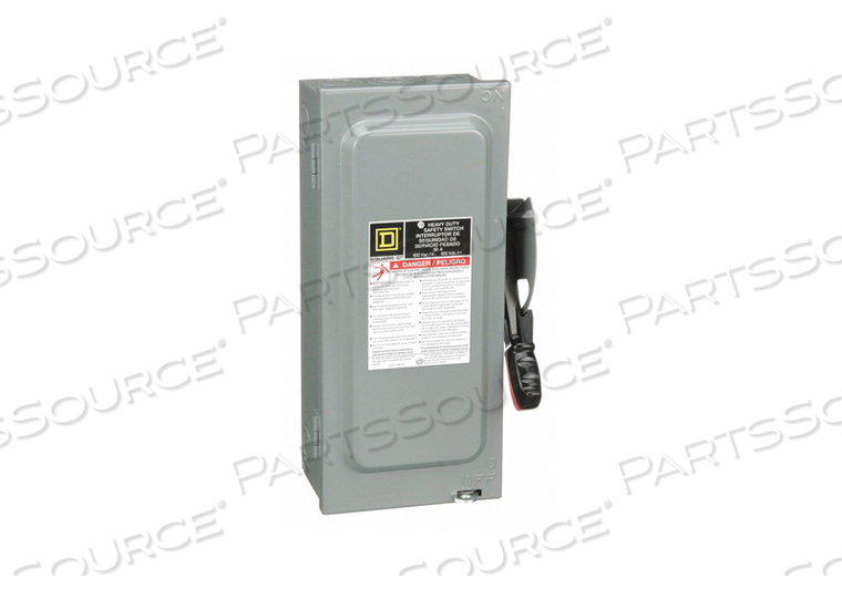 SAFETY SWITCH 600VAC 3PST 60 AMPS AC by Square D SAFETY SWITCH 600VAC 3PST 60 AMPS AC by Square D