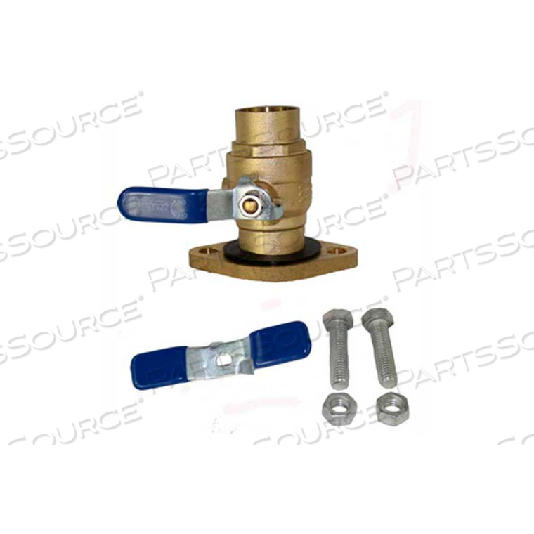 POWER-FLO 1" SWEAT SWIVEL ISO FLANGE KIT - (INDIVIDUAL) BRONZE 