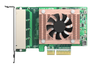 QNAP QXG-2G4T-I225, NETWORK ADAPTER, PCIE 2.0 X4, 2.5GBASE-T X 4 by QNAP Security
