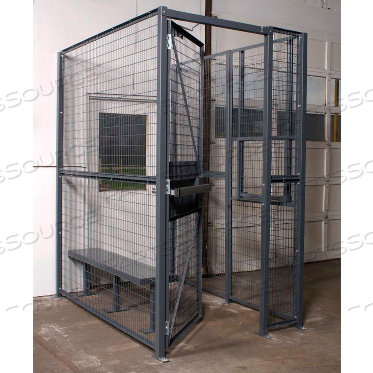 840 STYLE, 2 SIDED DRIVER CAGE, NO CEILING 3'W X 4'D X 8'H by WireCrafters 840 STYLE, 2 SIDED DRIVER CAGE, NO CEILING 3'W X 4'D X 8'H by WireCrafters