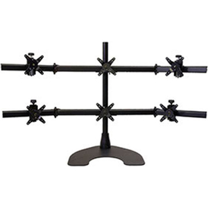 HEX 3 OVER 3 DESK STAND, BLACK by Ergotech Group LLC