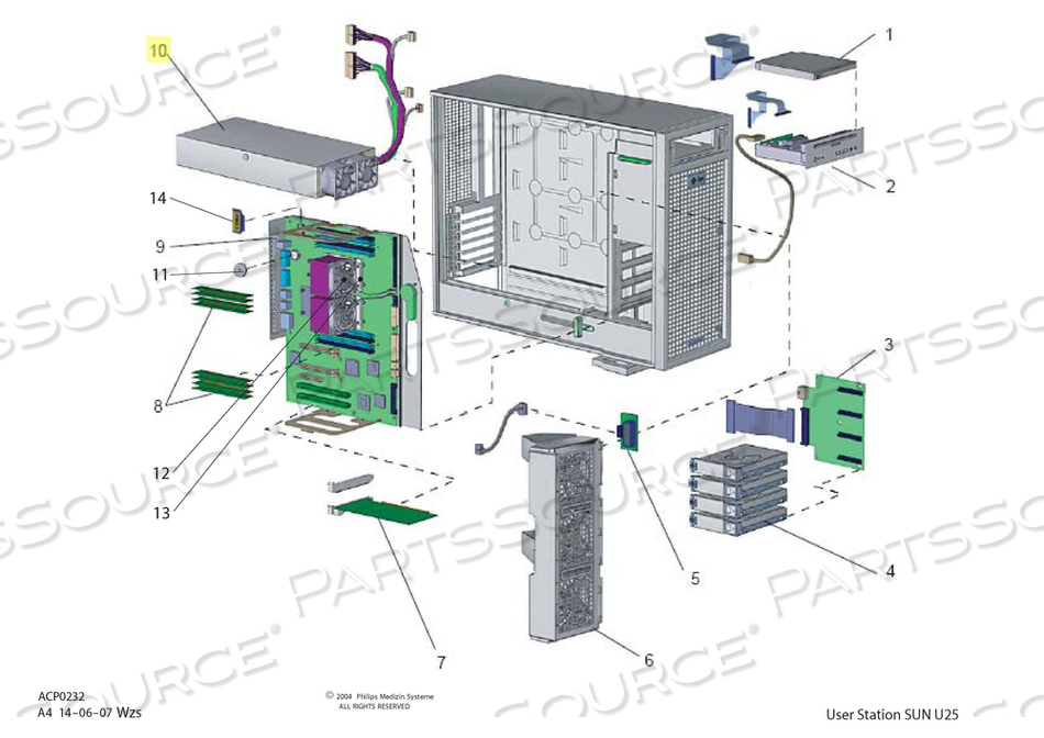 POWER SUPPLY 1000W              300-1800 by Philips Healthcare