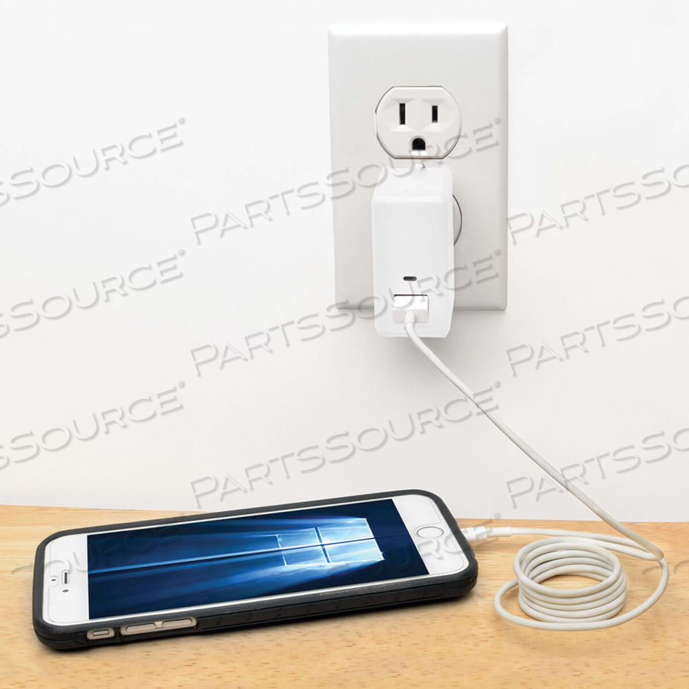 USB WALL CHARGER TRAVEL CHARGER W/ QUICK CHARGE 4X FASTER CHARGE by Tripp Lite USB WALL CHARGER TRAVEL CHARGER W/ QUICK CHARGE 4X FASTER CHARGE by Tripp Lite