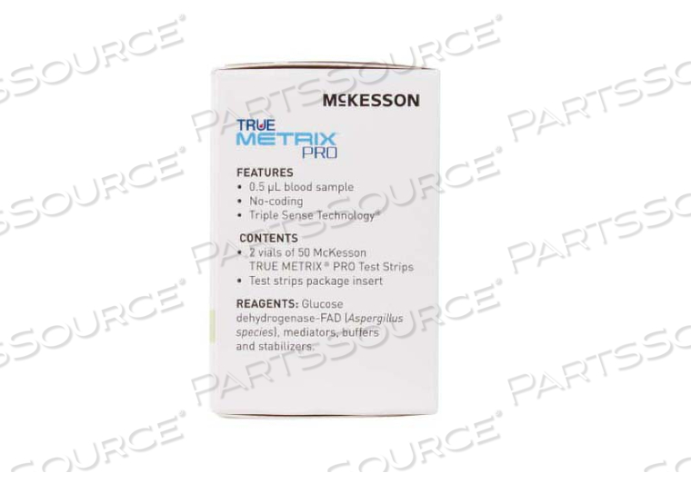 TRUE METRIX® PRO BLOOD GLUCOSE TEST STRIPS (100 PER BOX) by McKesson TRUE METRIX® PRO BLOOD GLUCOSE TEST STRIPS (100 PER BOX) by McKesson
