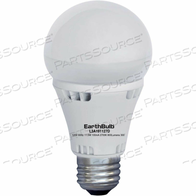 A19 OMNI-DIRECTIONAL LED FLOODLIGHT, 9W, 2700K, 800 LUMENS, 300 DEG. BEAM by Earthtronics Inc A19 OMNI-DIRECTIONAL LED FLOODLIGHT, 9W, 2700K, 800 LUMENS, 300 DEG. BEAM by Earthtronics Inc