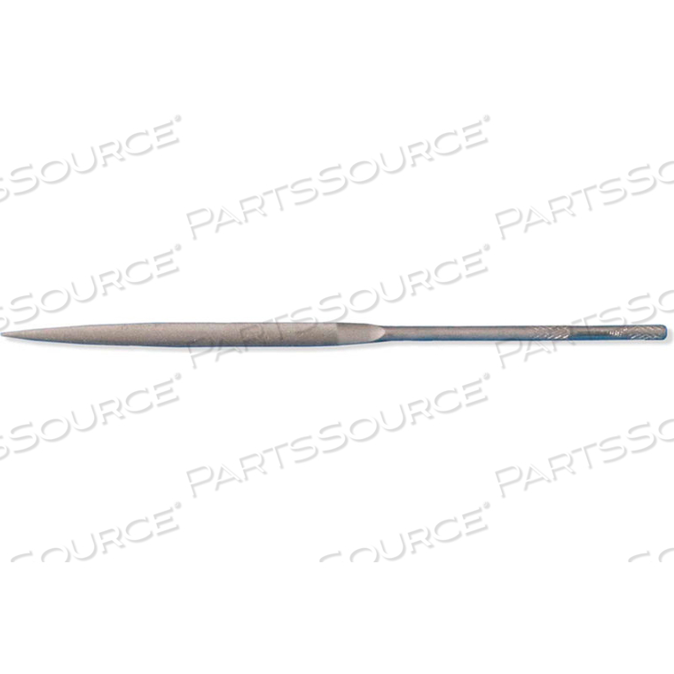 IMPORT NEEDLE FILES LENGTH: 6.25", CUT 0 HALF ROUND PATTERN - PACKAGE OF 12 by ABS