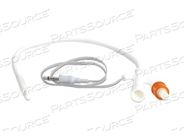 FOLEY CATHETER TEMPERATURE PROBE, MEETS EN12470, CANOPY, T-BAR CLIP, MOUNTING PLATE, CABLE HARDWARE AND FLEXIBLE ELECTRICAL FEED CABLE 