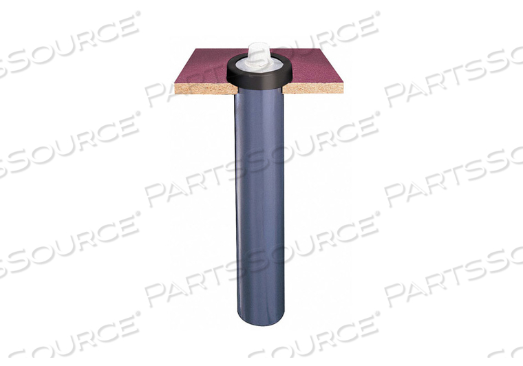 CUP DISPENSER, IN-COUNTER, 1/2 TO 2 1/2 OZ CUPS, 1 DISPENSERS, 17 IN HT by San Jamar